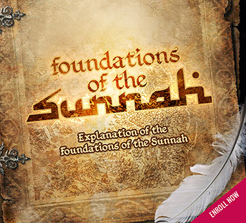 Course Image Explanation of the Foundations of the Sunnah (AQD 052)